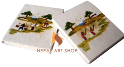 Lokta paper notebook, Nepali lokta paper notebook, handmade lokta paper notebook from Nepal, Nepal made lokta paper notebook, lokta paper products handmade in Nepal