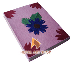 Lokta paper notebook, Nepali lokta paper notebook, handmade lokta paper notebook from Nepal, Nepal made lokta paper notebook, lokta paper products handmade in Nepal