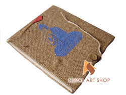 lokta paper note book, Nepal handmade paper notebook, Nepal paper products