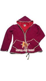 hippie boho winter coat, wool windbreaker, nepal wool sweater, nepal coat