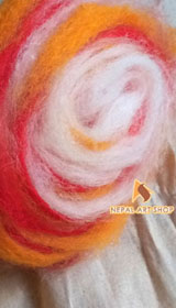 felt wool roving, felted wool, felt wool and yarns, felt wool fabric and yarns, 100% wool felt fabric, felting yarn, felting techniques, needle felting