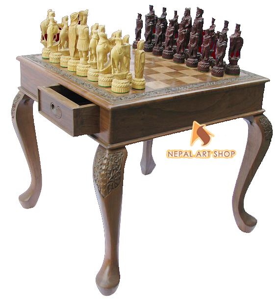 hand carved living room tables, kashmiri walnut,
wood carving, furniture, modern tables designs