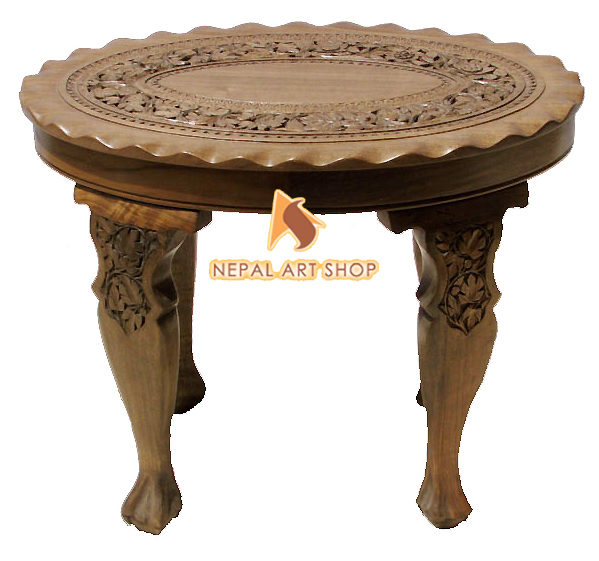 hand carved living room tables, kashmiri walnut,
wood carving, furniture, modern tables designs