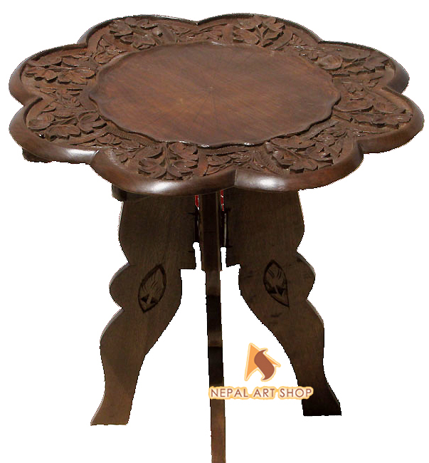 hand carved living room tables, kashmiri walnut,
wood carving, furniture, modern tables designs