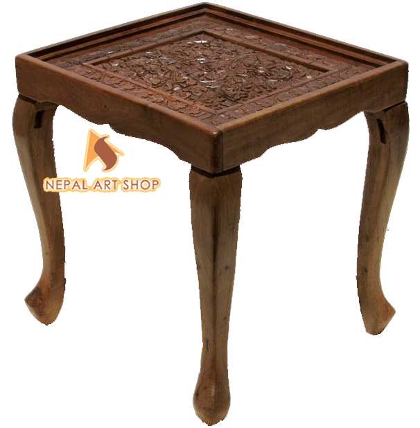 hand carved living room tables, kashmiri walnut,
wood carving, furniture, modern tables designs