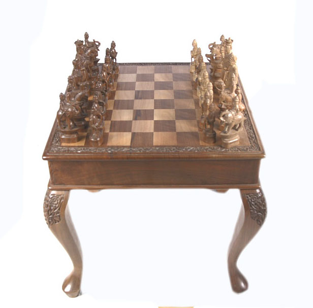 hand carved living room tables, kashmiri walnut,
wood carving, furniture, modern tables designs