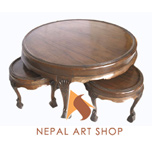 hand carved living room tables, kashmiri walnut,
wood carving, furniture, coffee table Nepal, Coffee Table designs