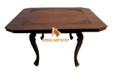 dining room furnitures, Kashmir wooden dining tables,
Walnut Dining Table modern, Walnut Round Dining Table