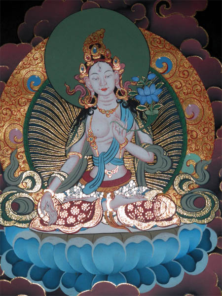 white tara, buddha tara, thangka painting, thangka art, tara mandala art, white tara thangka, white tara buddha, tara paintings, tara thangka