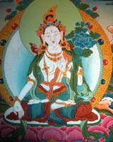 white tara, buddha tara, thangka painting, thangka art, tara mandala art