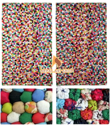 wool rugs, carpet rugs, needle felting, rug balls, rug wool, felt balls