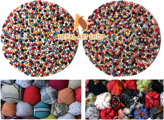 wool rugs, carpet rugs, needle felting, rug balls, rug wool, felt balls