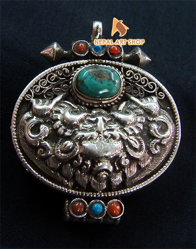 Inlaid Brass Beads – Turquoise – Wholesale Nepal Handmade Beads Jewelry Code BSP025