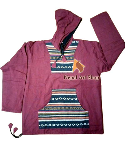 Unisex Cotton Hand Woven Patchwork Jackets – Wholesale Nepal Garment Code NGARM036