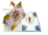 Lokta Paper Greeting Card – Hand-Painted – Wholesale Lokta Paper Product Code LGC007