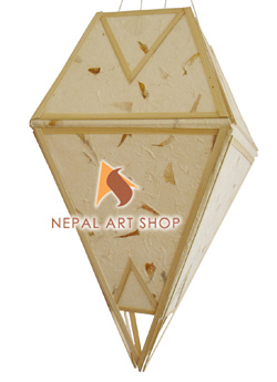 Lokta Paper Lamp Shade – Lantern – Wholesale Lokta Paper Product Code LLS010