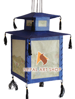 Lokta Paper Lamp Shade – Wall – Wholesale Lokta Paper Product Code LLS009