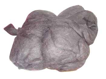 Wet Felting Wool Roving Pack Gray Color (KG) – Wholesale Felt Yarn Roving Wool Code FWR008 from Nepal