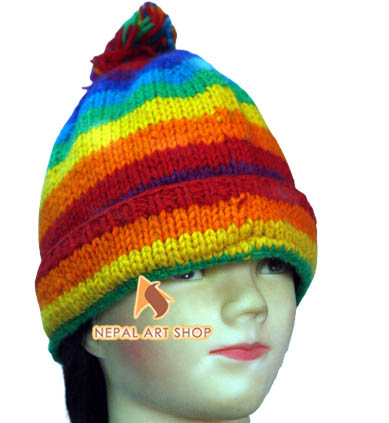 Fleece Cap with Ear Flaps – Wholesale Nepal Woolen Hat Code WHAT005